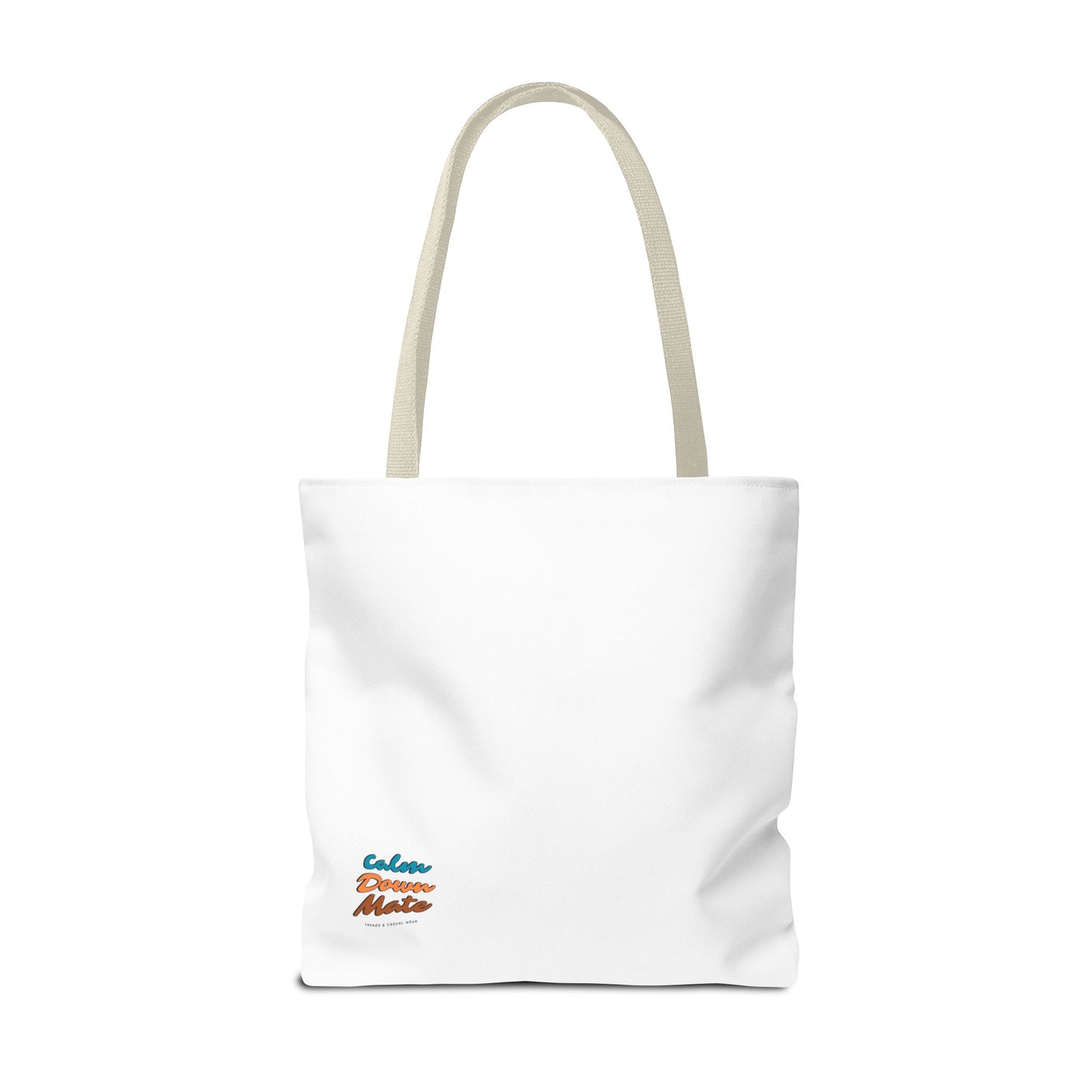 Floral Tote Bag - Positive Vibes, Eco-Friendly Shopping Bag, Everyday Use, Gift for Friends, Spring & Summer Accessory