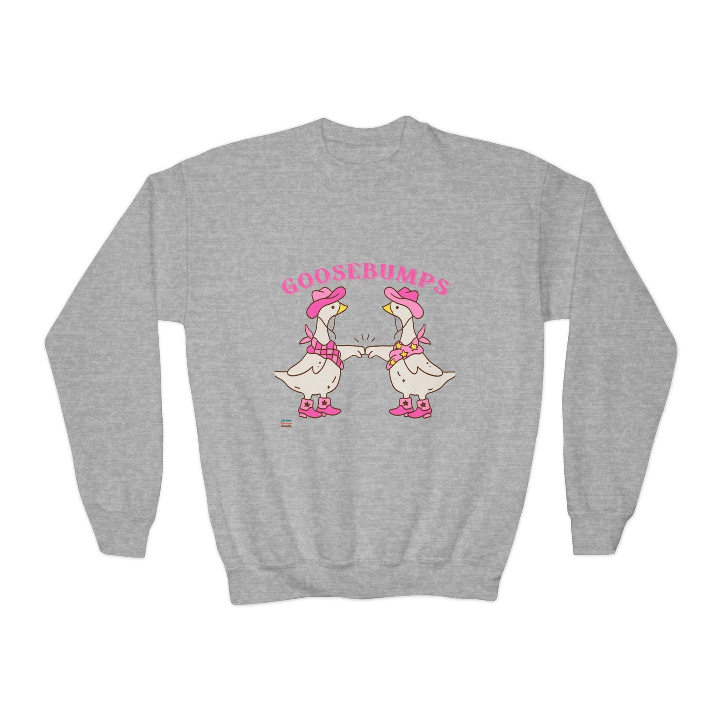 Goosebumps Youth Sweatshirt, Cute Animal Gift, Cozy Kids Apparel, Fun Birthday Present, Seasonal Wear