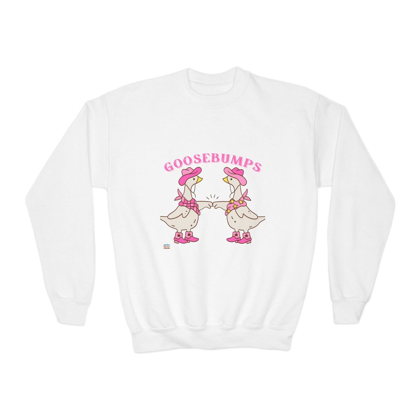 Goosebumps Youth Sweatshirt, Cute Animal Gift, Cozy Kids Apparel, Fun Birthday Present, Seasonal Wear
