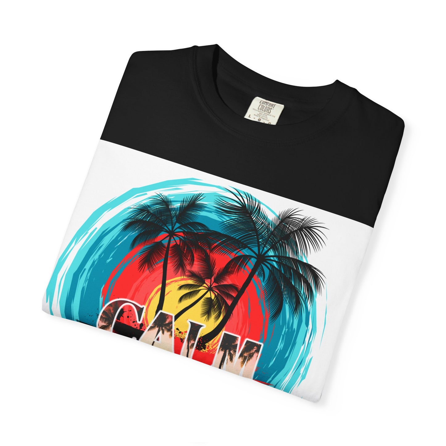 Calm Down Mate Unisex Garment-Dyed T-Shirt - Fun Graphic Tee for Relaxed Vibes