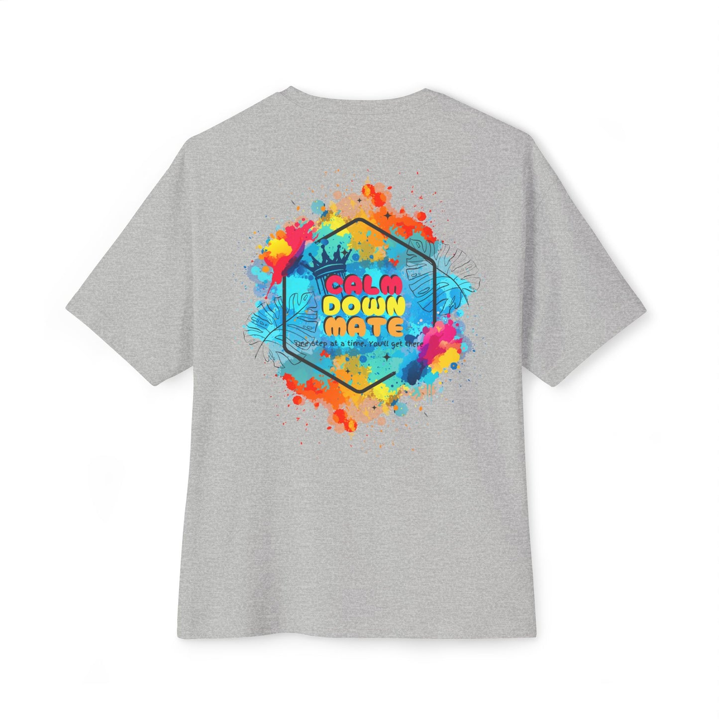 Vibrant Unisex Boxy Tee - Life in Full Color, Cool Summer Top, Relaxed Fit T-Shirt, Gift for Art Lovers, Casual Streetwear