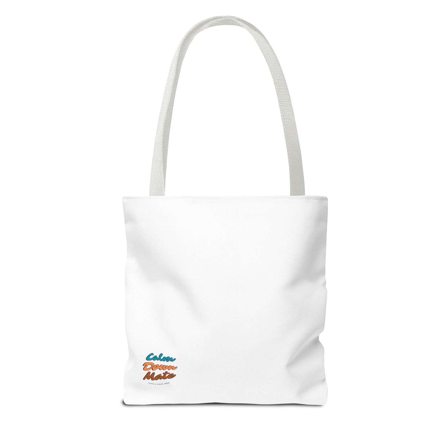 Floral Tote Bag - Positive Vibes, Eco-Friendly Shopping Bag, Everyday Use, Gift for Friends, Spring & Summer Accessory