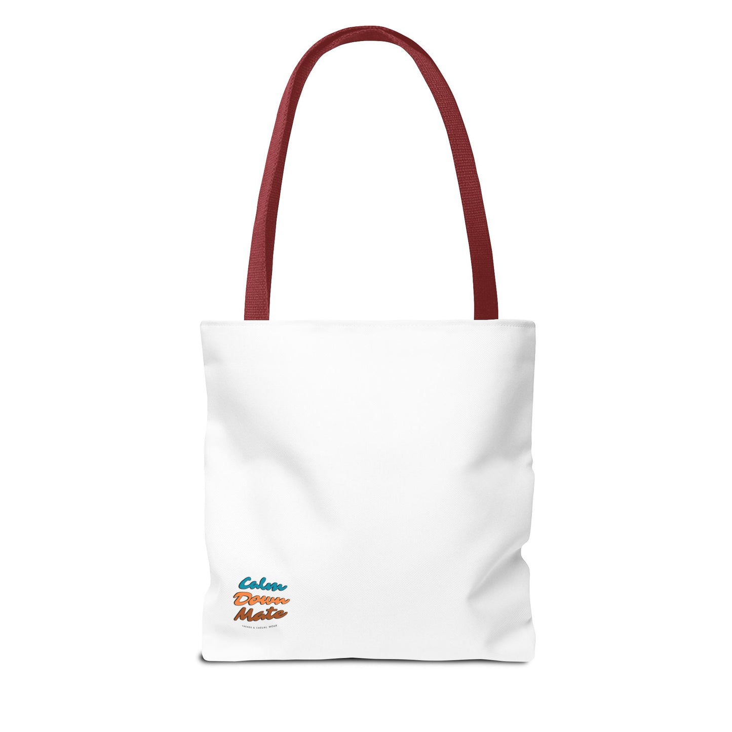 Floral Tote Bag - Positive Vibes, Eco-Friendly Shopping Bag, Everyday Use, Gift for Friends, Spring & Summer Accessory