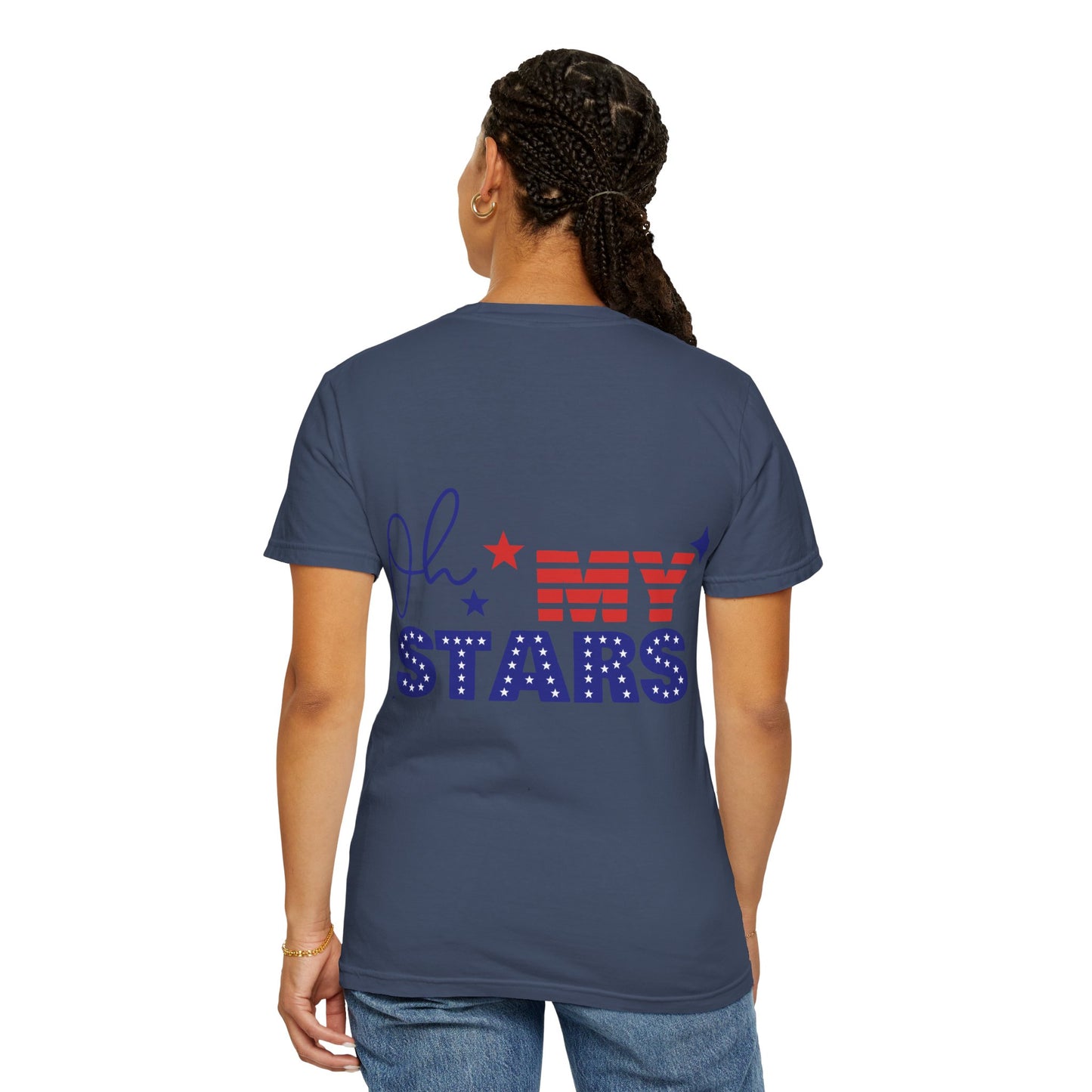 Calm Down Mate Unisex Garment-Dyed T-Shirt - Fun Graphic Tee for Relaxed Vibes