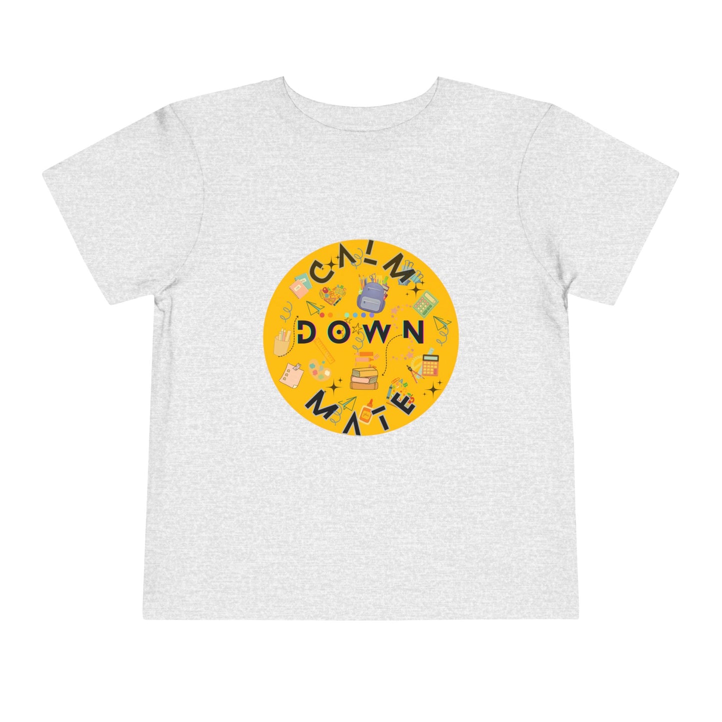 Playful Toddler Tee, Calm Down Mate Shirt, Bee Cool Kids T-Shirt, Fun Graphic Tee for Toddlers, Cute Gift for Kids