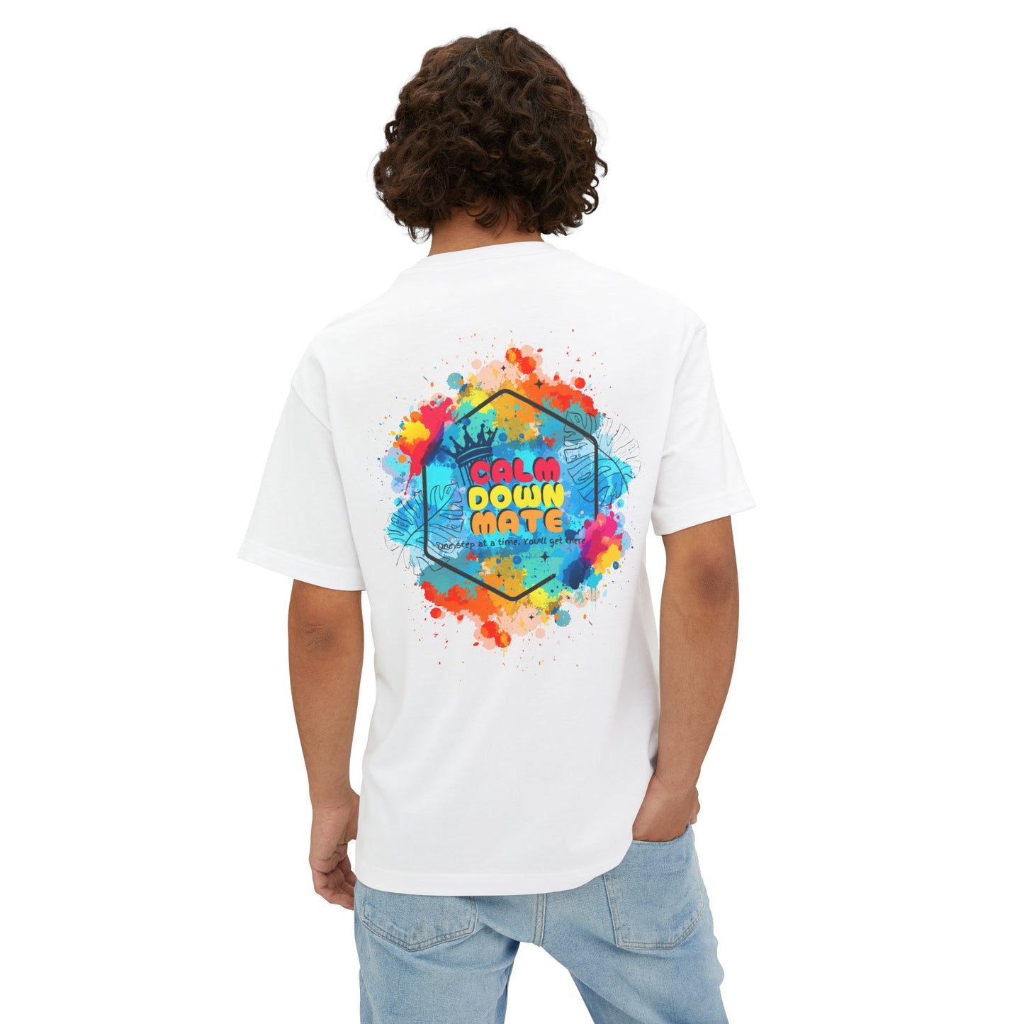 Vibrant Unisex Boxy Tee - Life in Full Color, Cool Summer Top, Relaxed Fit T-Shirt, Gift for Art Lovers, Casual Streetwear