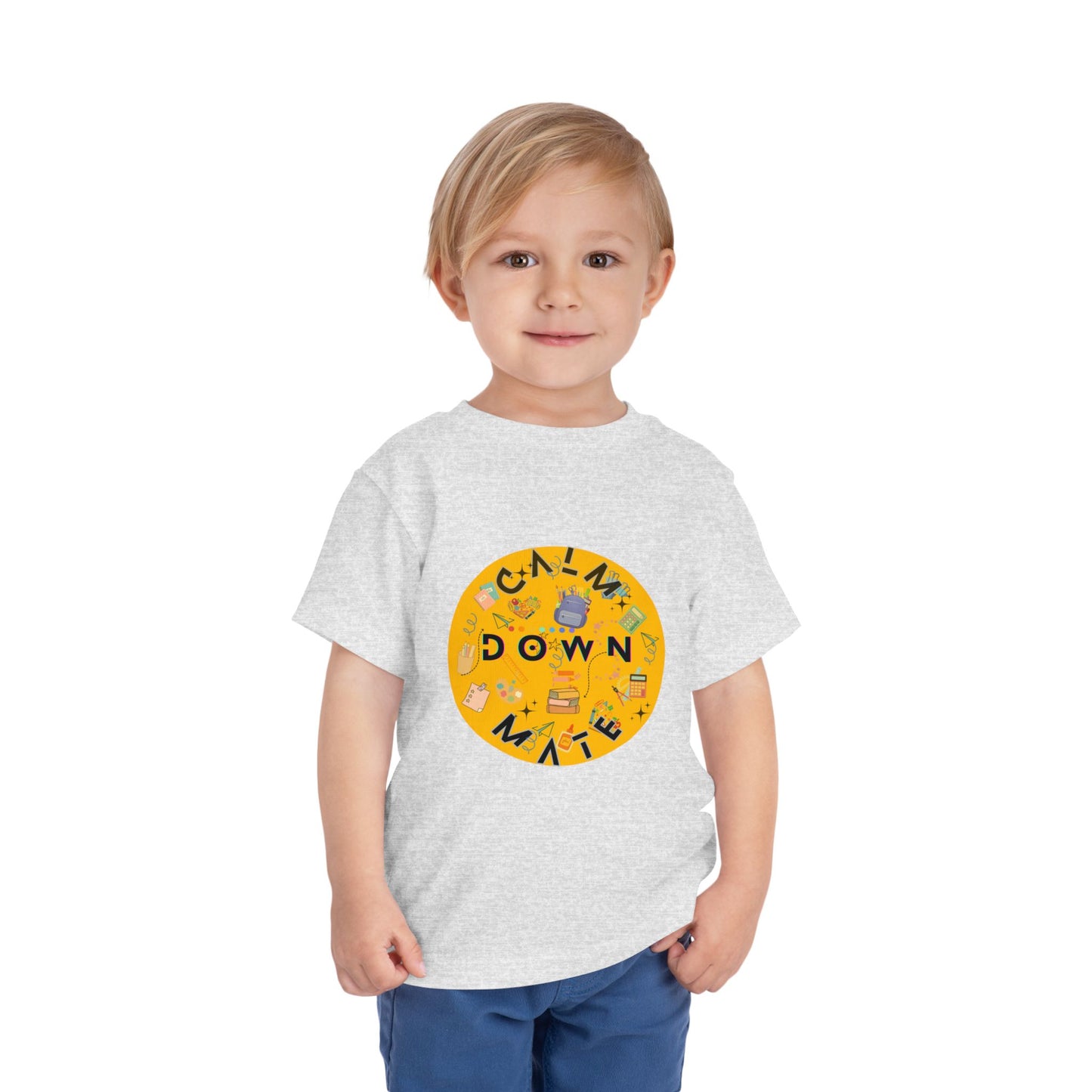 Playful Toddler Tee, Calm Down Mate Shirt, Bee Cool Kids T-Shirt, Fun Graphic Tee for Toddlers, Cute Gift for Kids