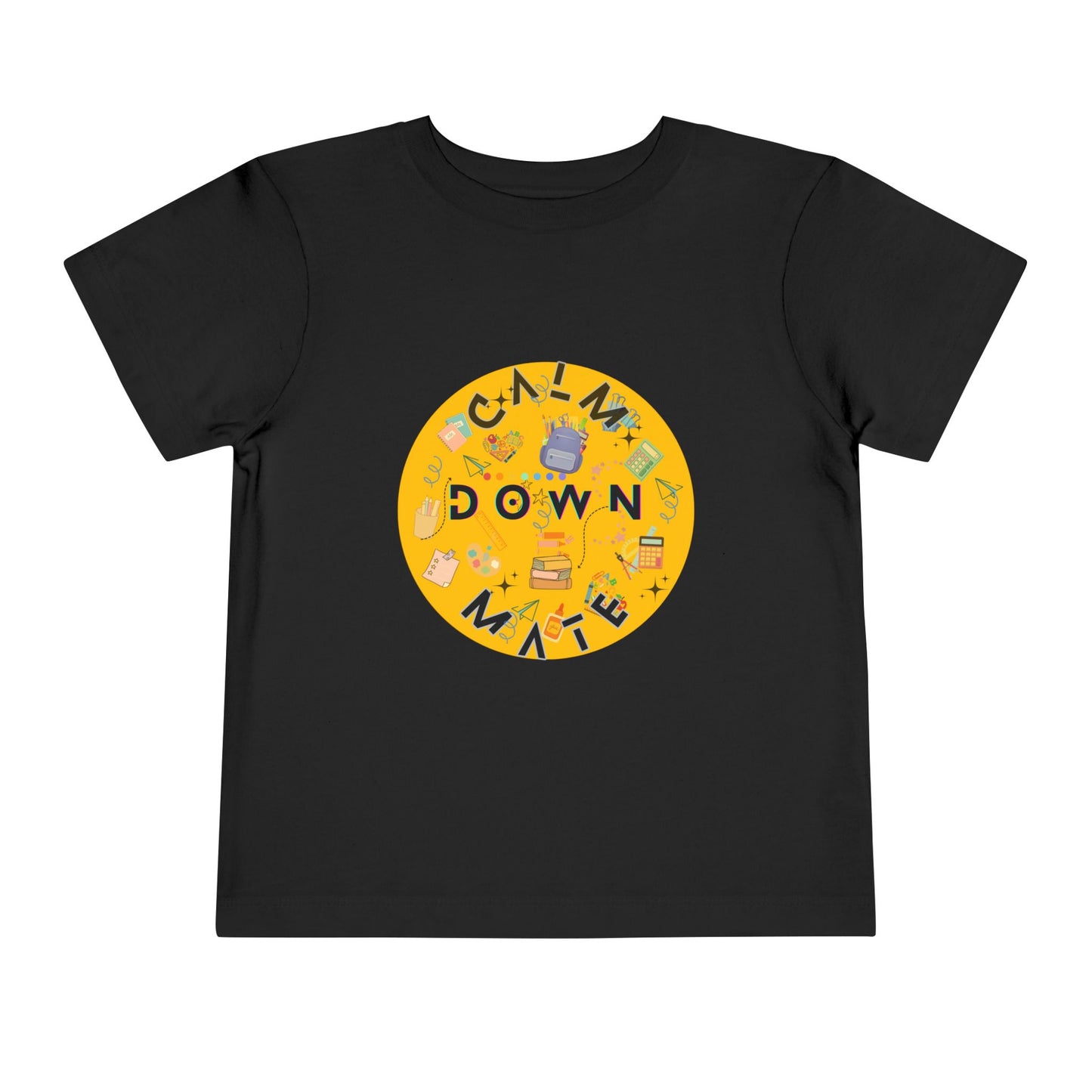 Playful Toddler Tee, Calm Down Mate Shirt, Bee Cool Kids T-Shirt, Fun Graphic Tee for Toddlers, Cute Gift for Kids
