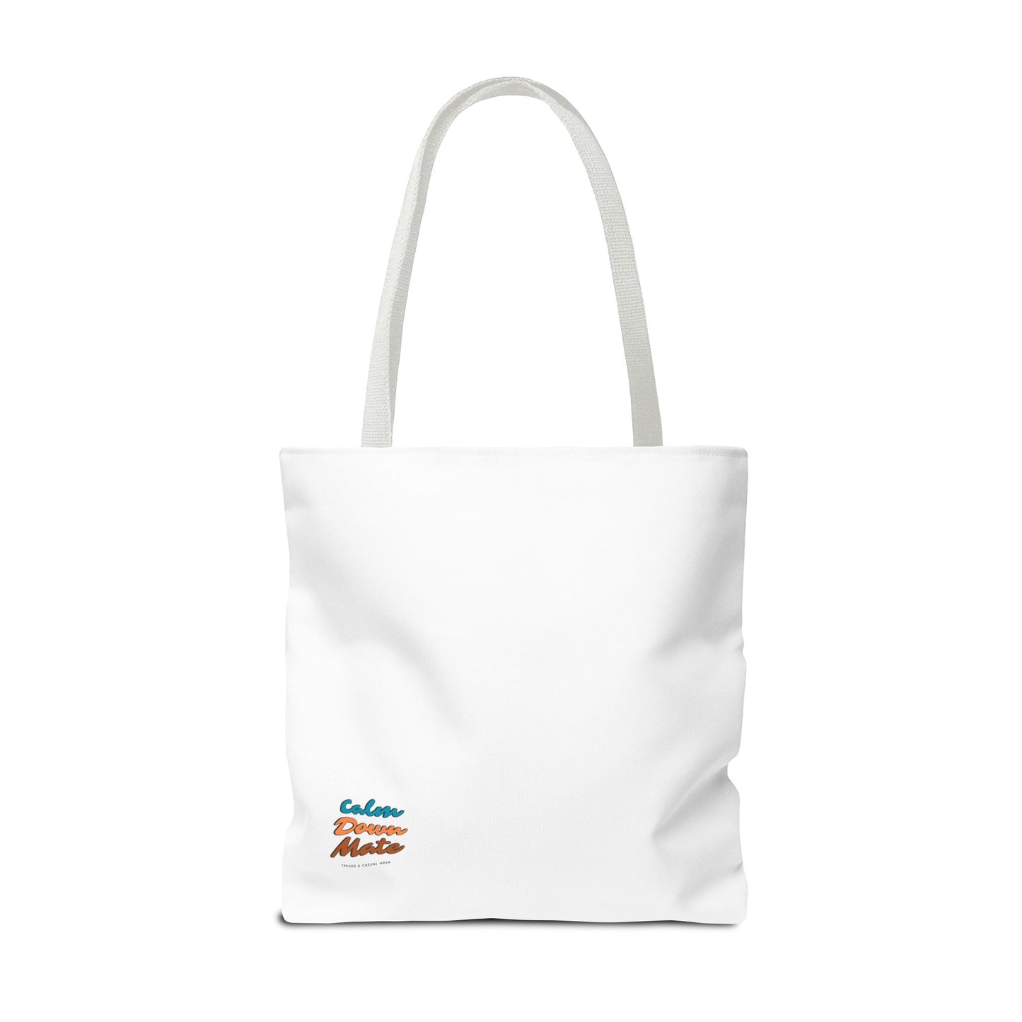 Floral Tote Bag - Positive Vibes, Eco-Friendly Shopping Bag, Everyday Use, Gift for Friends, Spring & Summer Accessory