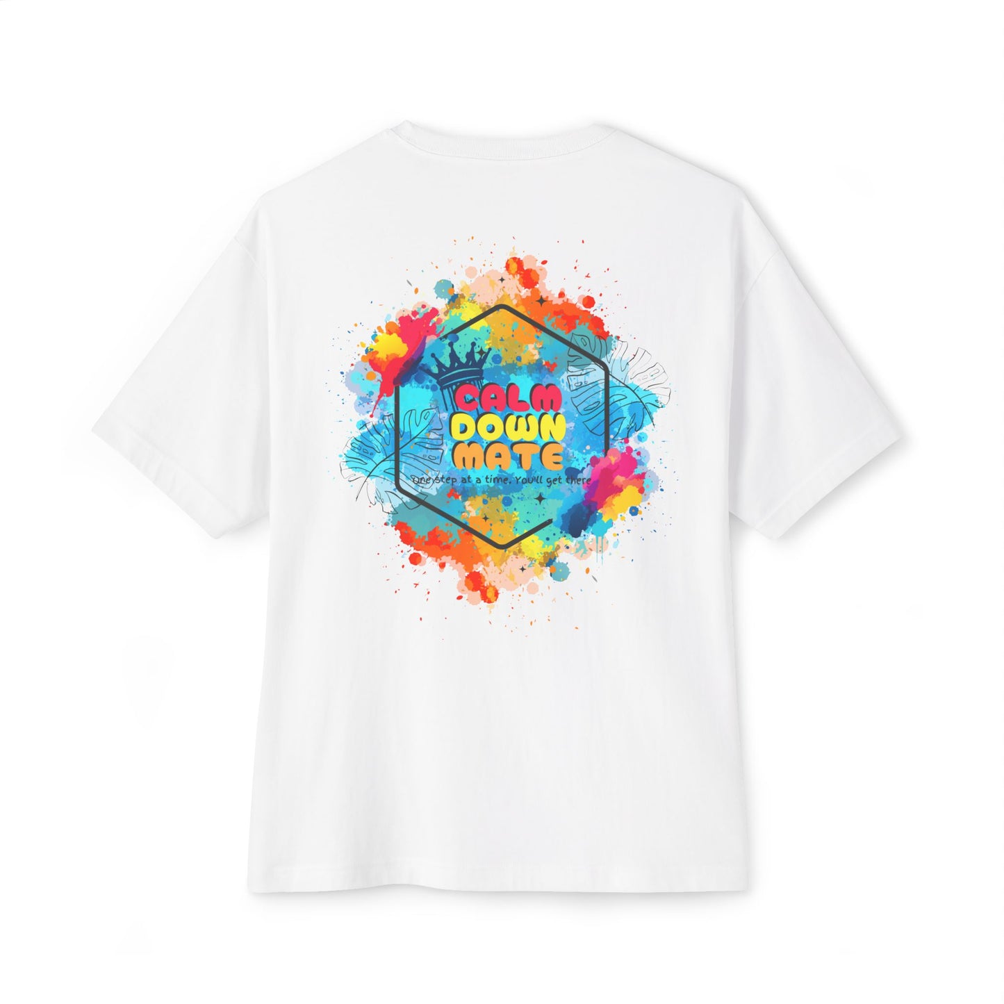 Vibrant Unisex Boxy Tee - Life in Full Color, Cool Summer Top, Relaxed Fit T-Shirt, Gift for Art Lovers, Casual Streetwear