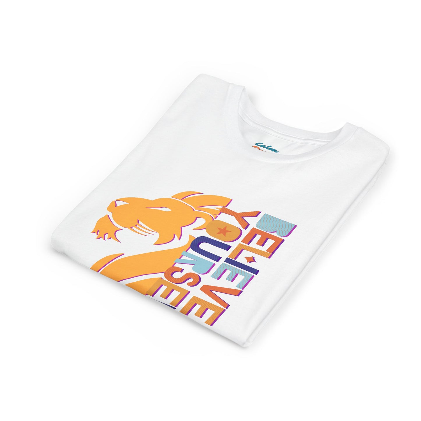 Inspirational Youth Short Sleeve Tee - "Believe in Yourself"(front) & "Happy"(back) Print