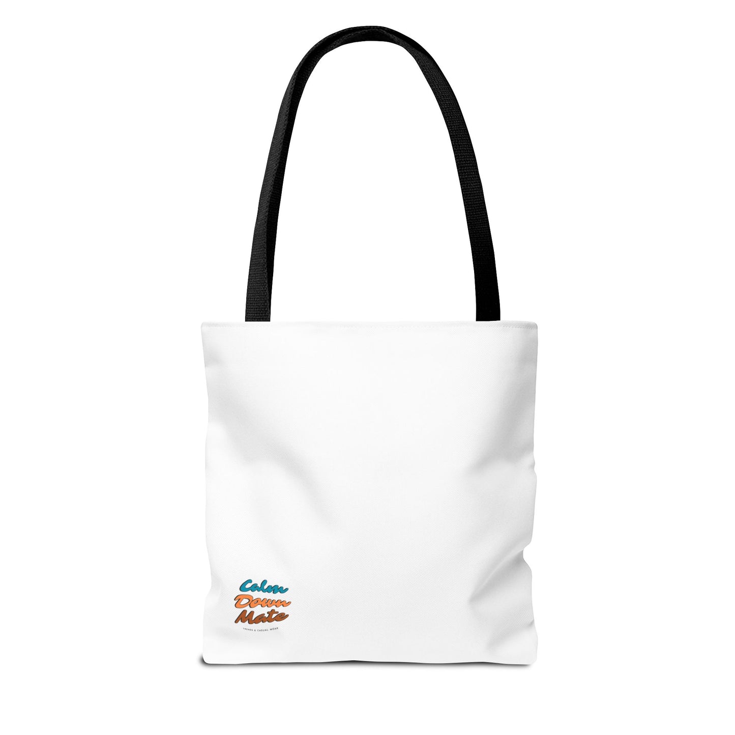 Floral Tote Bag - Positive Vibes, Eco-Friendly Shopping Bag, Everyday Use, Gift for Friends, Spring & Summer Accessory