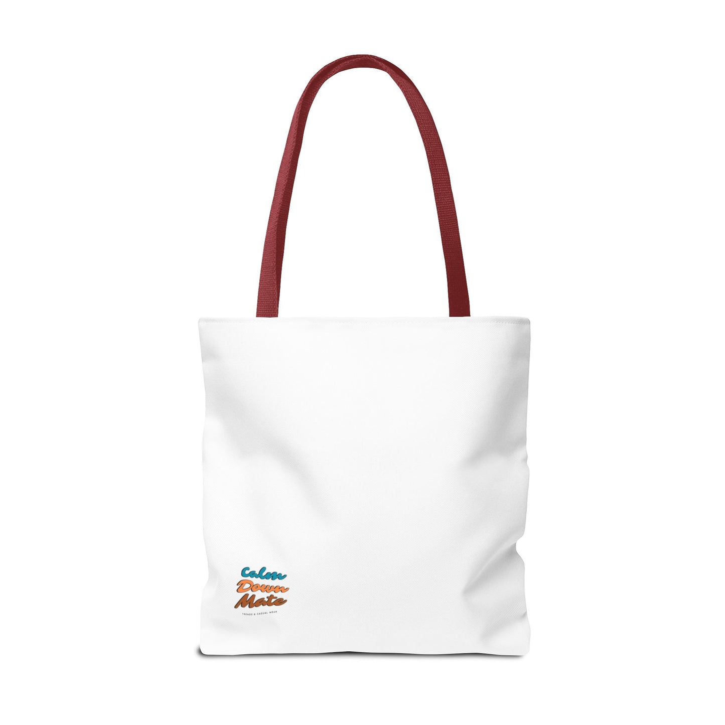 Floral Tote Bag - Positive Vibes, Eco-Friendly Shopping Bag, Everyday Use, Gift for Friends, Spring & Summer Accessory