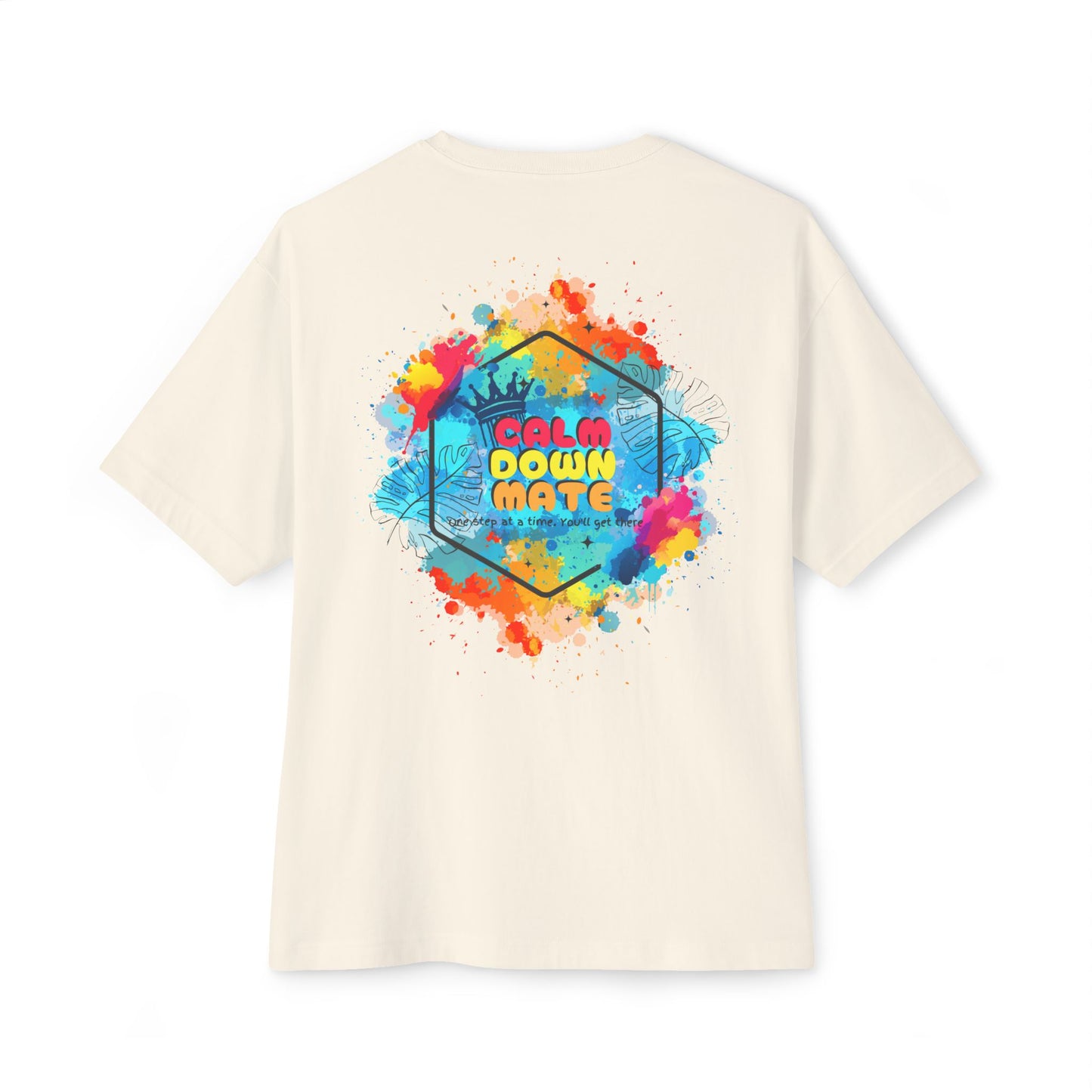 Vibrant Unisex Boxy Tee - Life in Full Color, Cool Summer Top, Relaxed Fit T-Shirt, Gift for Art Lovers, Casual Streetwear