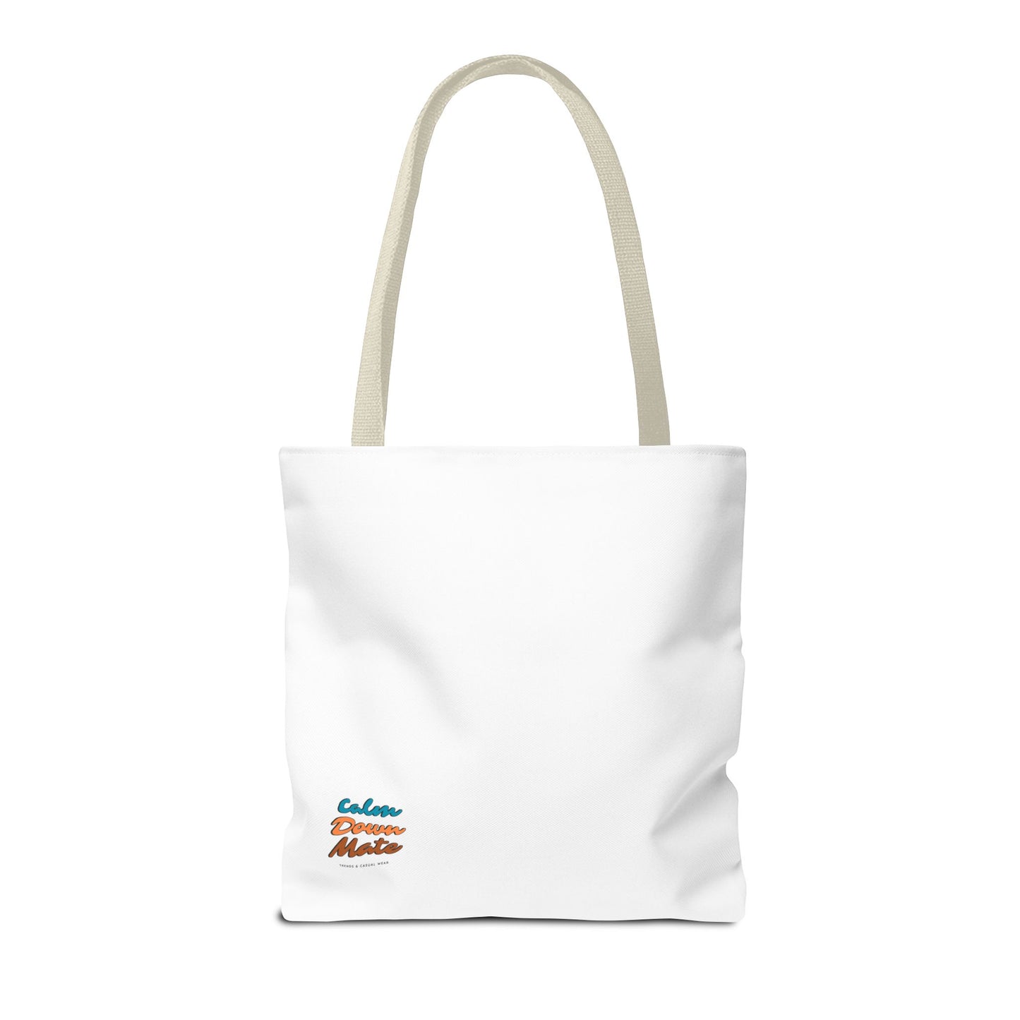 Floral Tote Bag - Positive Vibes, Eco-Friendly Shopping Bag, Everyday Use, Gift for Friends, Spring & Summer Accessory