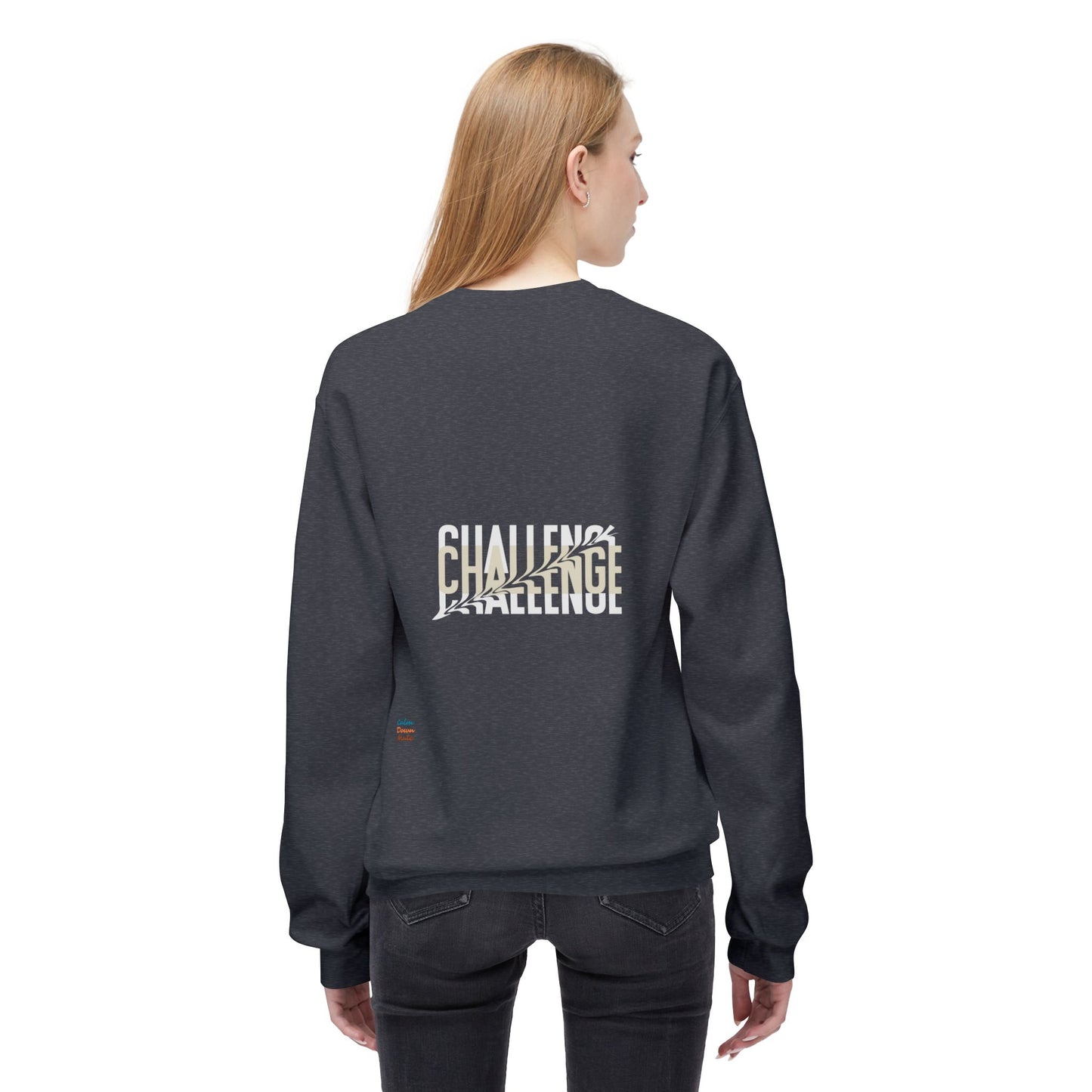 Motivational Crewneck Sweatshirt with Catchy Phrases - Perfect for Gifting, Fitness, Relaxation, Casual Wear, Everyday Comfort