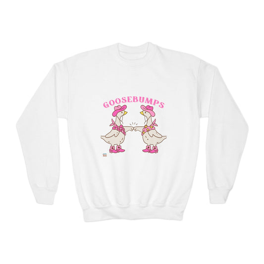 Goosebumps Youth Sweatshirt, Cute Animal Gift, Cozy Kids Apparel, Fun Birthday Present, Seasonal Wear
