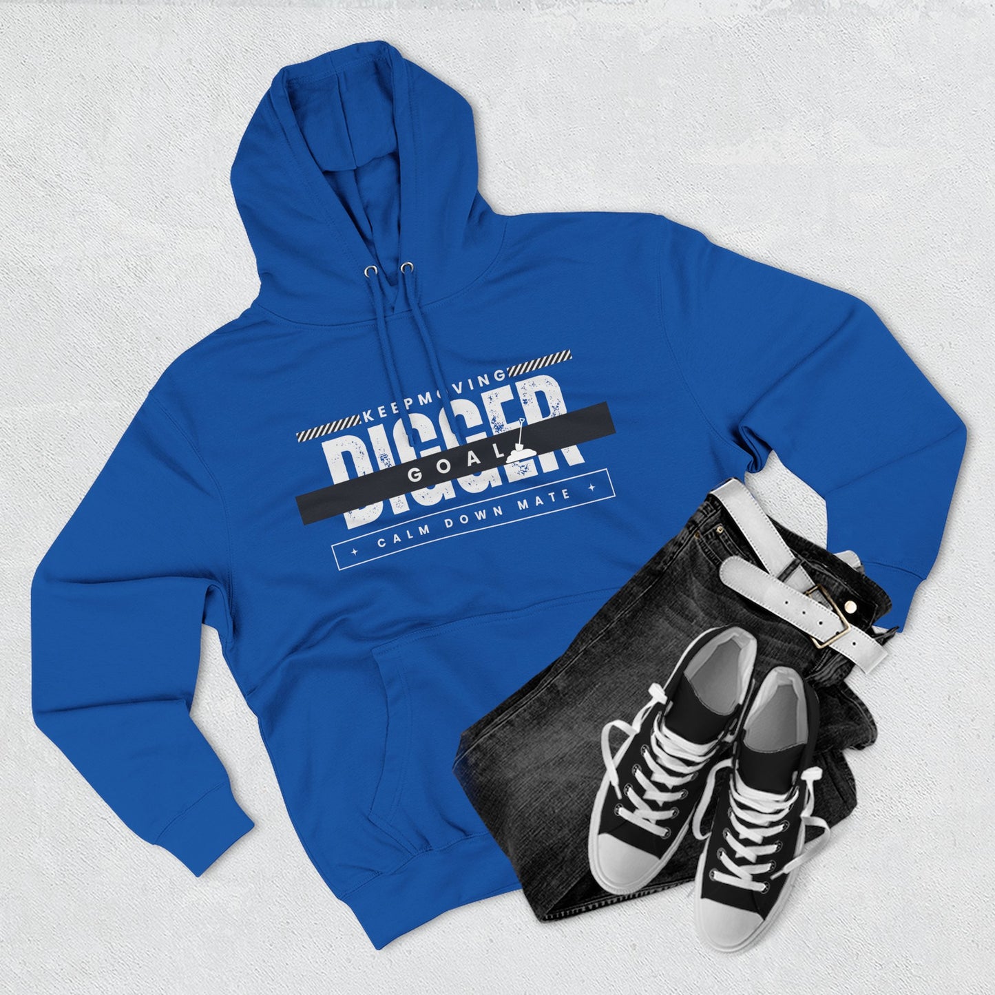 Motivational Fleece Hoodie - Perfect for Achieving Goals and Embracing Challenges, Fitness, Gift for Athletes, Cozy Sweatshirt, Unisex [...]