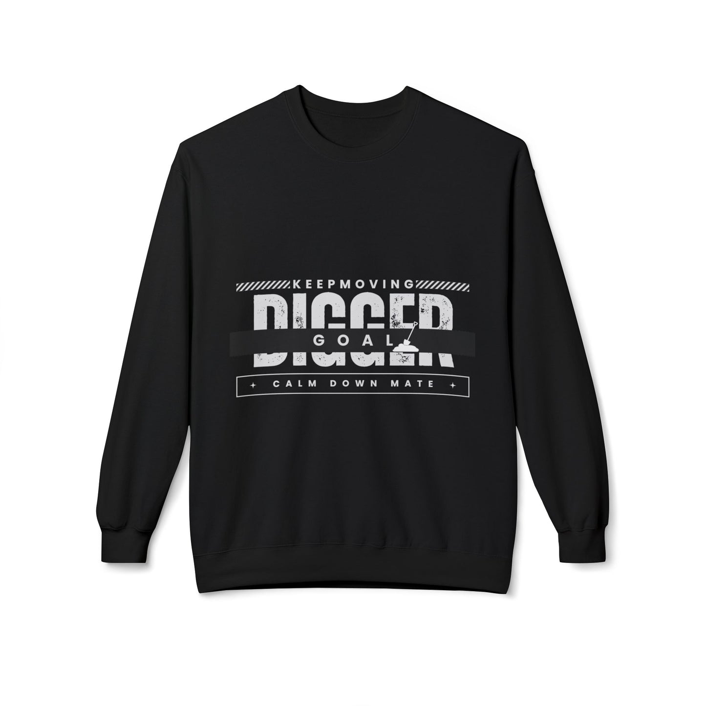Motivational Crewneck Sweatshirt with Catchy Phrases - Perfect for Gifting, Fitness, Relaxation, Casual Wear, Everyday Comfort