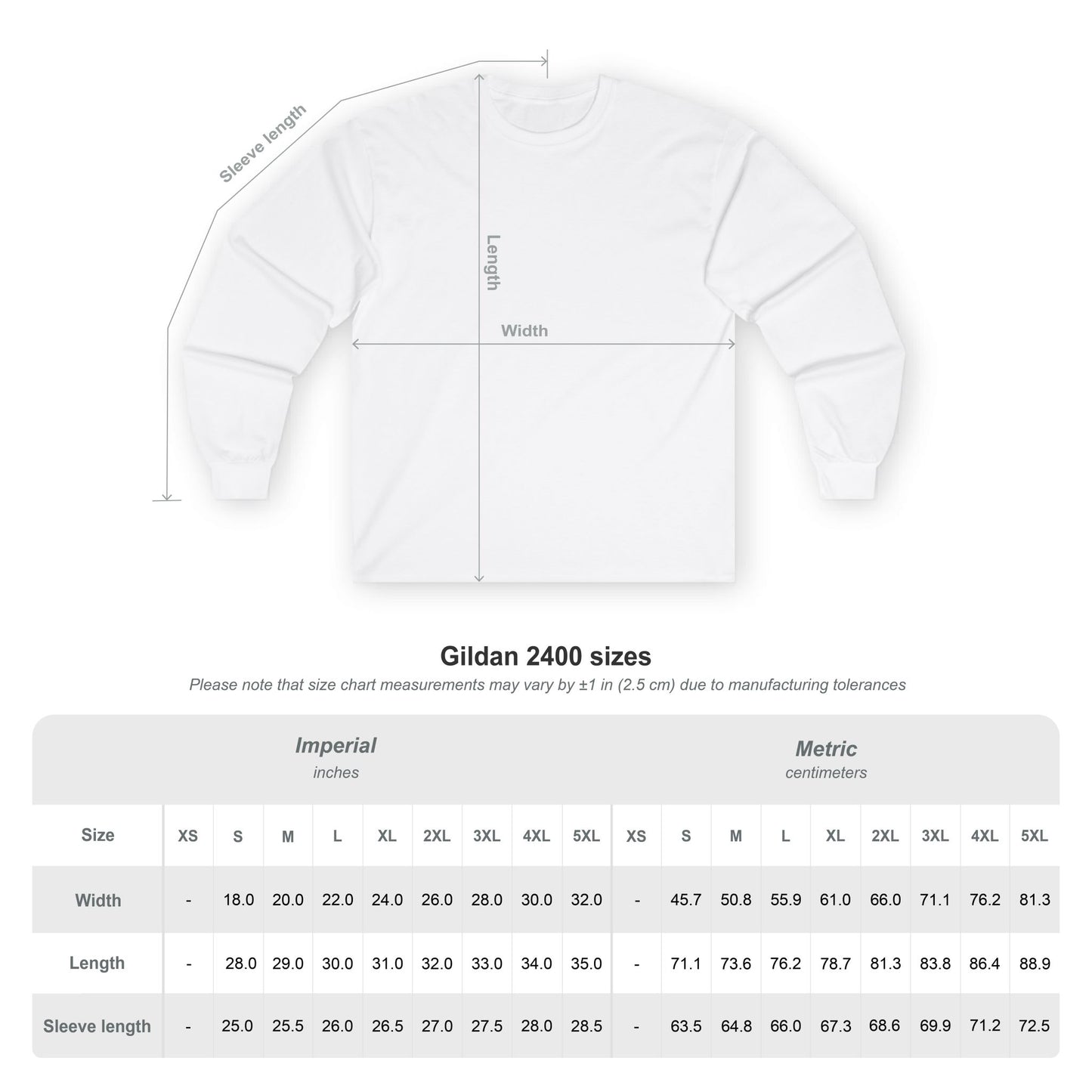 Inspirational Long Sleeve Tee - 'Believe in Yourself' (Front) and 'Happy' (Back) Design