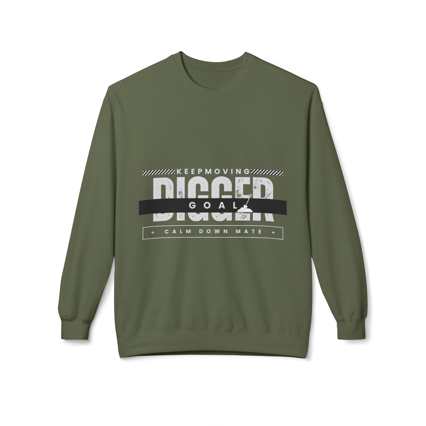 Motivational Crewneck Sweatshirt with Catchy Phrases - Perfect for Gifting, Fitness, Relaxation, Casual Wear, Everyday Comfort