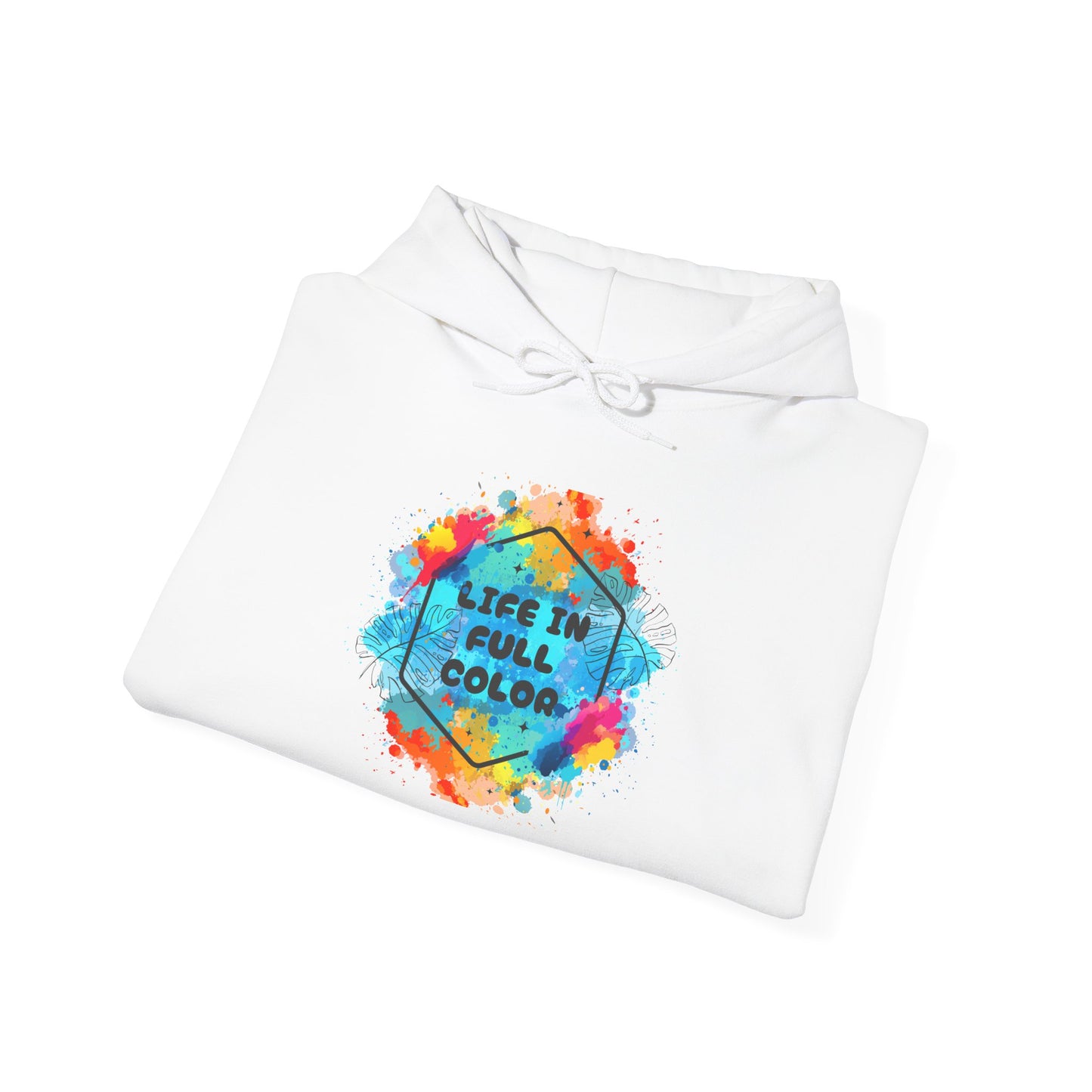 Colorful Inspirational Hoodie for Self-Expression, Unisex Pullover Sweatshirt, Positive Vibes Apparel, Gifts for Her/Him, Cozy Fashion [...]