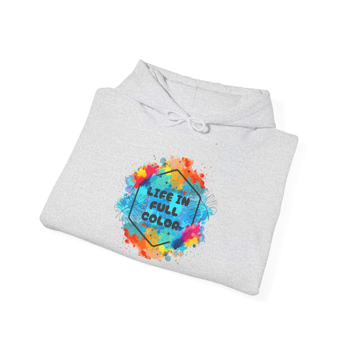 Colorful Inspirational Hoodie for Self-Expression, Unisex Pullover Sweatshirt, Positive Vibes Apparel, Gifts for Her/Him, Cozy Fashion [...]