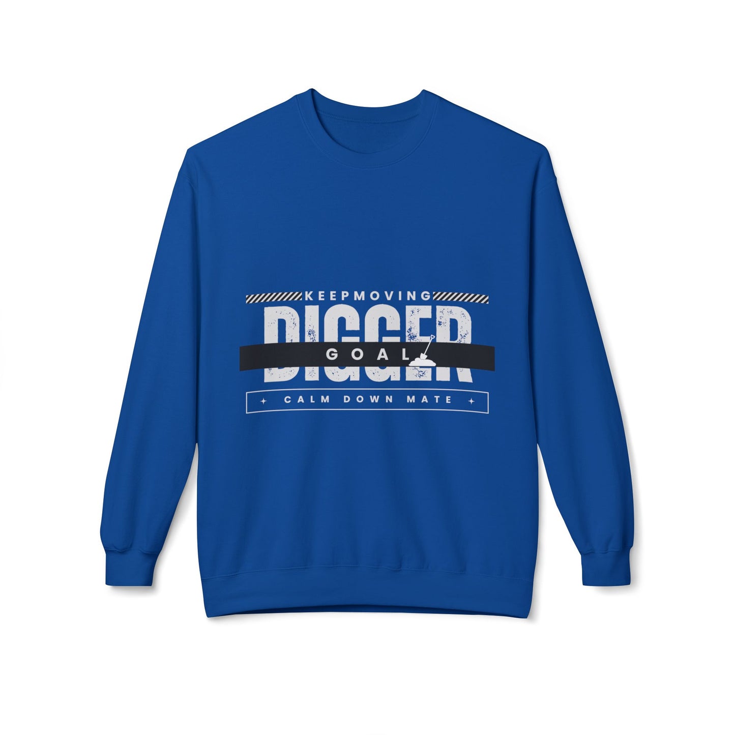 Motivational Crewneck Sweatshirt with Catchy Phrases - Perfect for Gifting, Fitness, Relaxation, Casual Wear, Everyday Comfort
