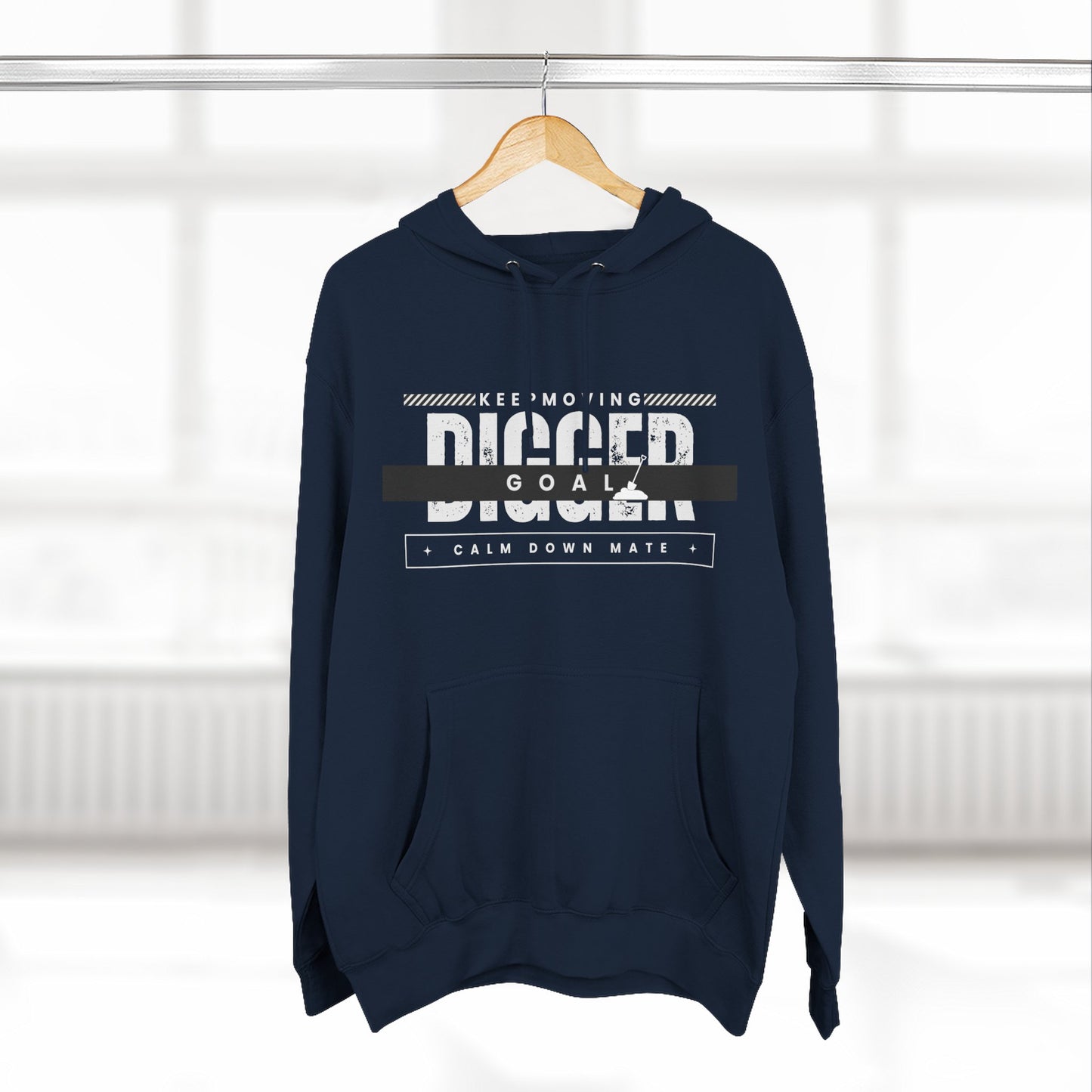 Motivational Fleece Hoodie - Perfect for Achieving Goals and Embracing Challenges, Fitness, Gift for Athletes, Cozy Sweatshirt, Unisex [...]