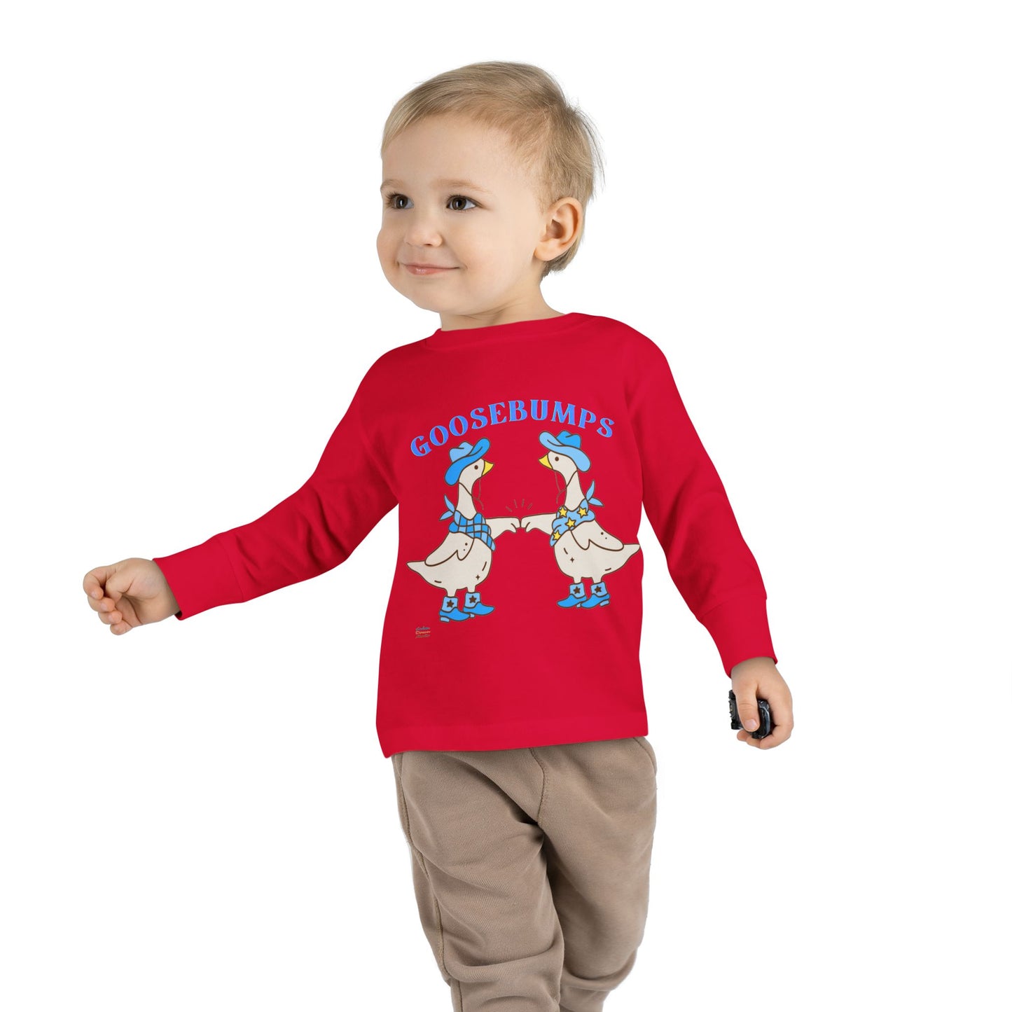 Adorable Toddler Long Sleeve Tee - Fun Goose Bumps Design, Cute Gift for Kids, Toddler Fashion, Playtime Shirt, Birthday Present, [...]