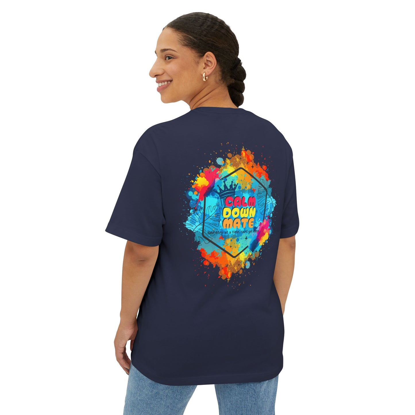 Vibrant Unisex Boxy Tee - Life in Full Color, Cool Summer Top, Relaxed Fit T-Shirt, Gift for Art Lovers, Casual Streetwear