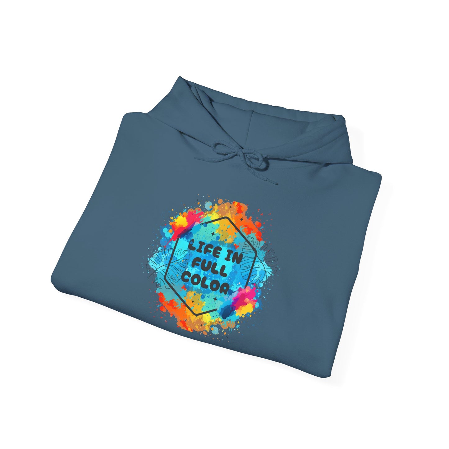 Colorful Inspirational Hoodie for Self-Expression, Unisex Pullover Sweatshirt, Positive Vibes Apparel, Gifts for Her/Him, Cozy Fashion [...]