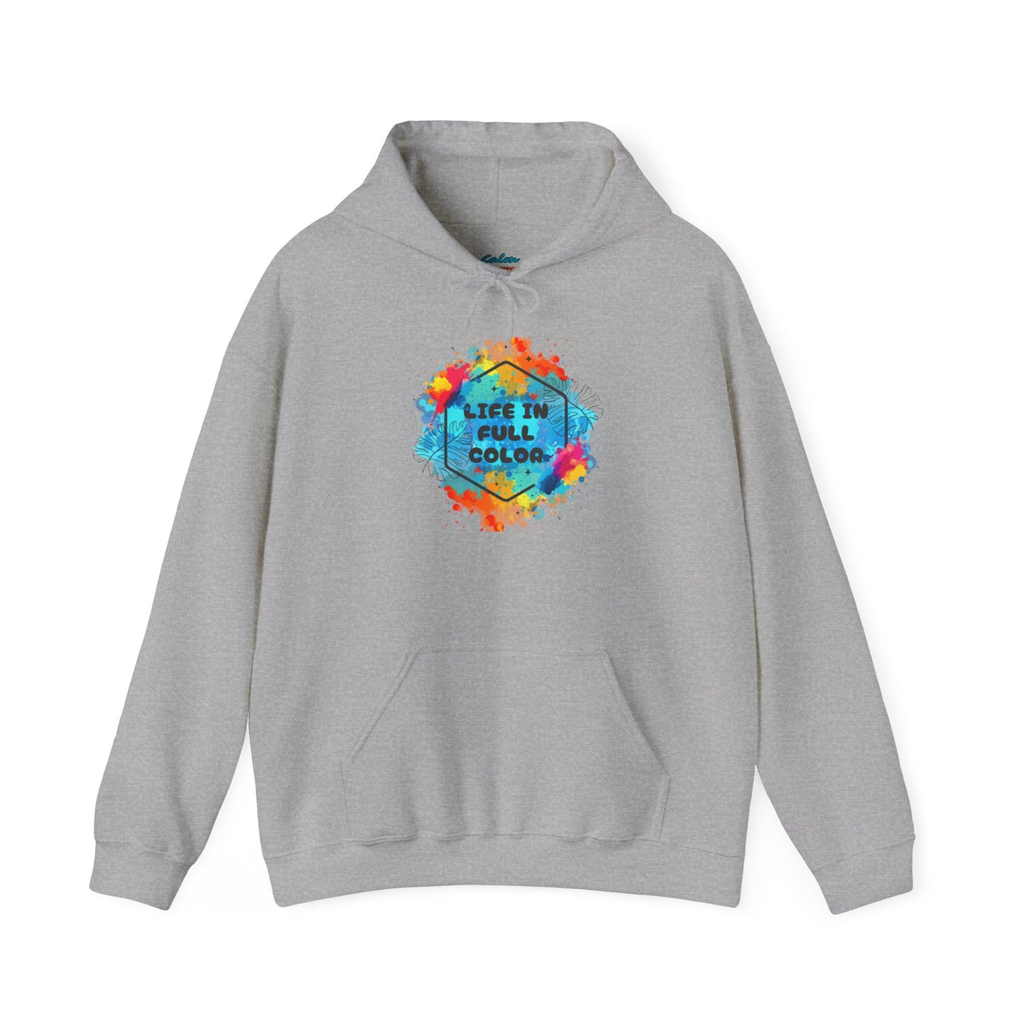 Colorful Inspirational Hoodie for Self-Expression, Unisex Pullover Sweatshirt, Positive Vibes Apparel, Gifts for Her/Him, Cozy Fashion [...]