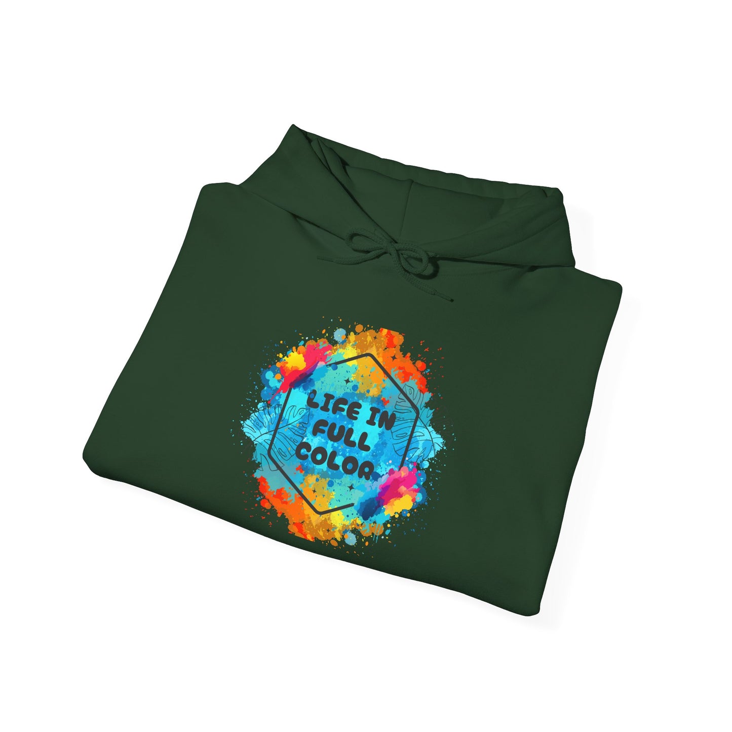 Colorful Inspirational Hoodie for Self-Expression, Unisex Pullover Sweatshirt, Positive Vibes Apparel, Gifts for Her/Him, Cozy Fashion [...]